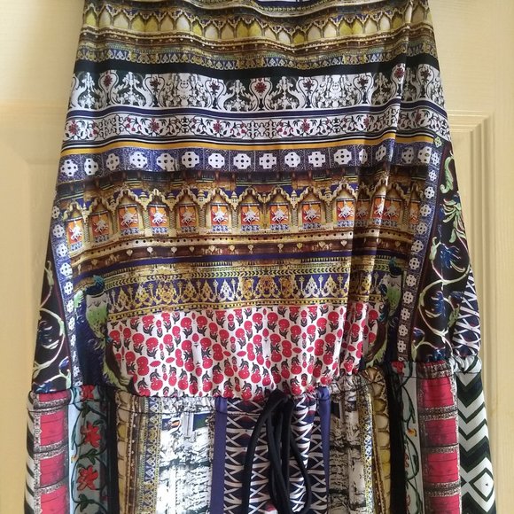 RARE Clover Canyon strappy geometric halter dress EUC - Picture 2 of 9